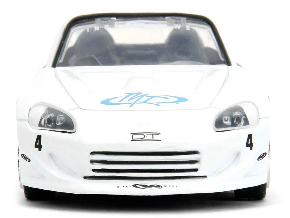 2001 Honda S2000 Convertible White with Graphics "Fast & Furious Remix - 25th Anniversary" Series 1/32 Diecast Model Car by Jada