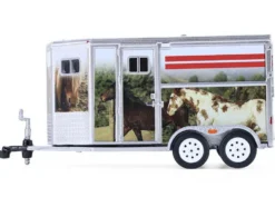 Horse Trailer Silver with Custom Horse Wrap