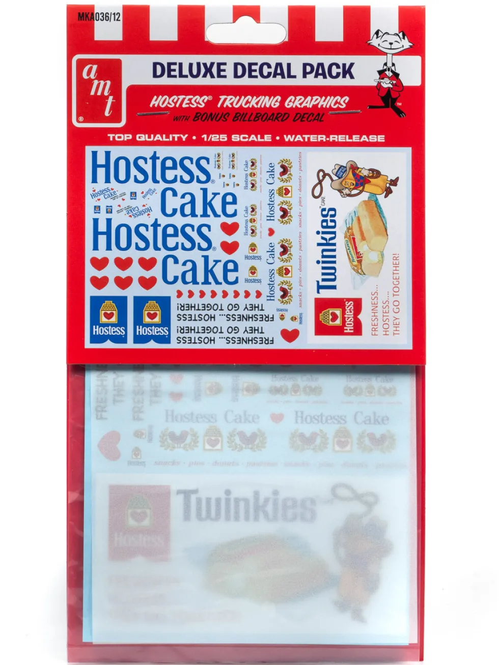 Hostess Trucking Decals Bonus Billboard Decal for 1/25 Scale Models AMT MKA036