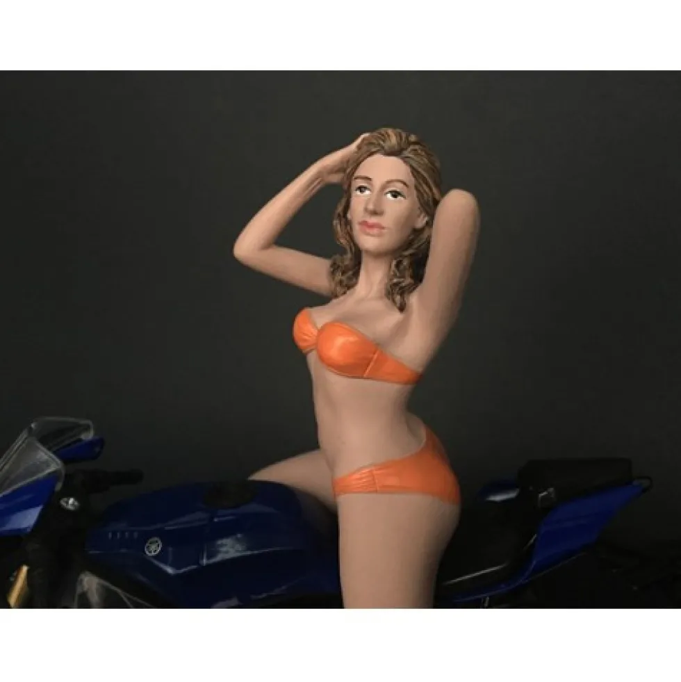 Hot Bike Model Cindy Figurine for 1/12 Scale Motorcycle Models American Diorama 38373