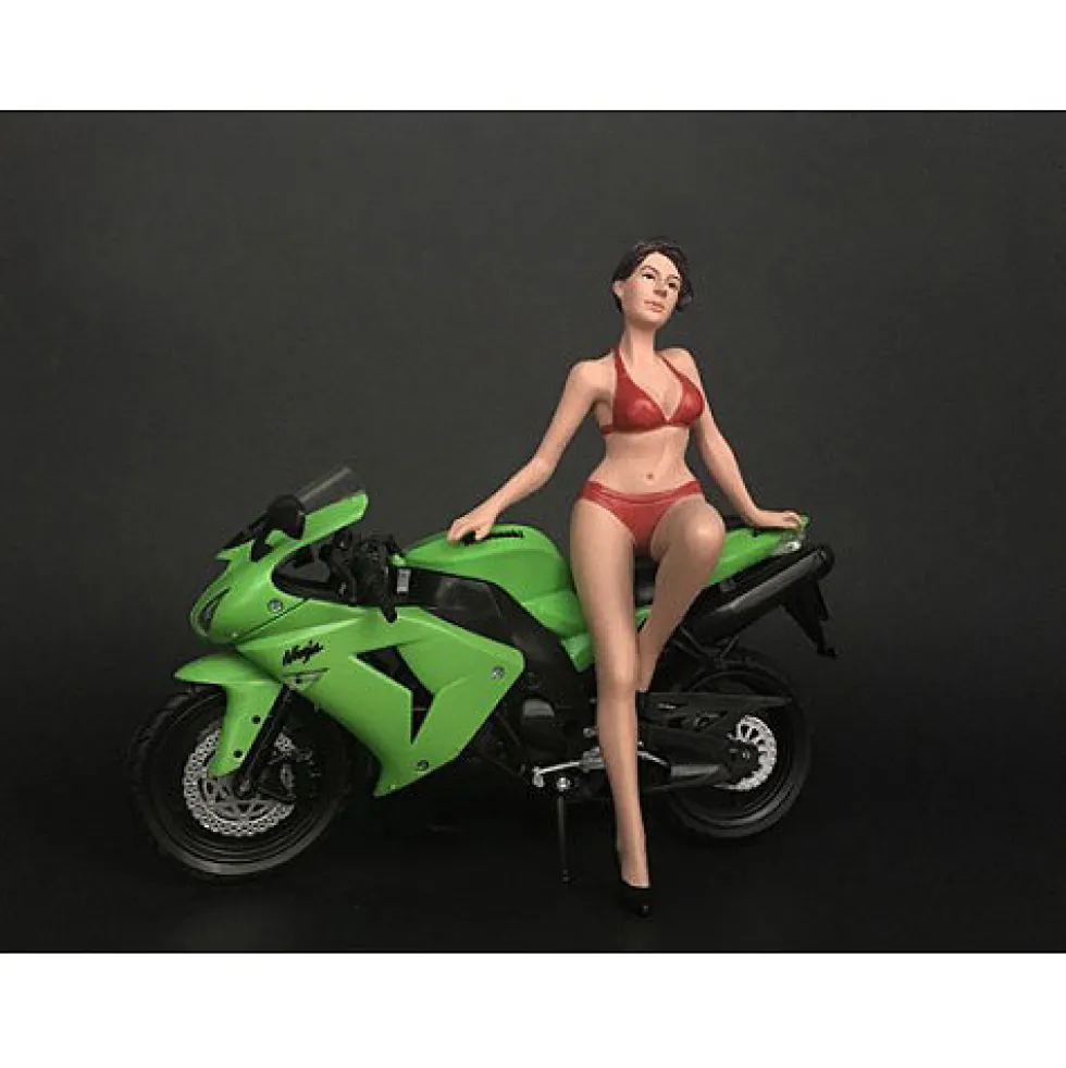 Hot Bike Model Elizabeth Figurine for 1/12 Scale Motorcycle Models American Diorama 38374