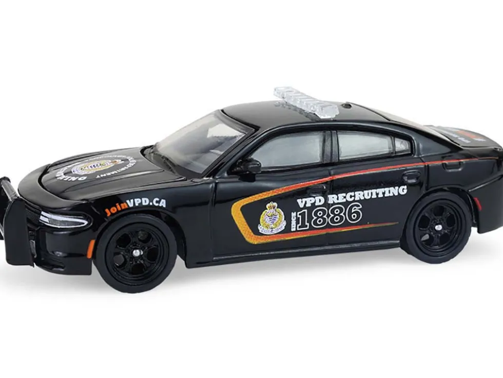 Hot Pursuit - Canada Special Edition Set of 6 Police Cars 1/64 Diecast Model Cars by Greenlight
