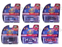 Hot Pursuit - Canada Special Edition Set of 6 Police Cars 1/64 Diecast Model Cars by Greenlight
