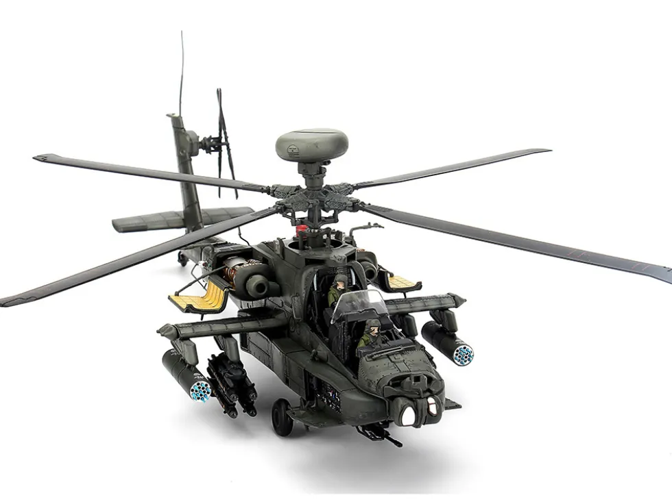 Hughes AH-64D Apache Longbow Helicopter "Charlie Company, 1st Battalion, 227th Aviation Regiment, 1st Cavalry Division, Operation Iraqi Freedom" (2003) United States Army 1/48 Diecast Model by Bless Wing