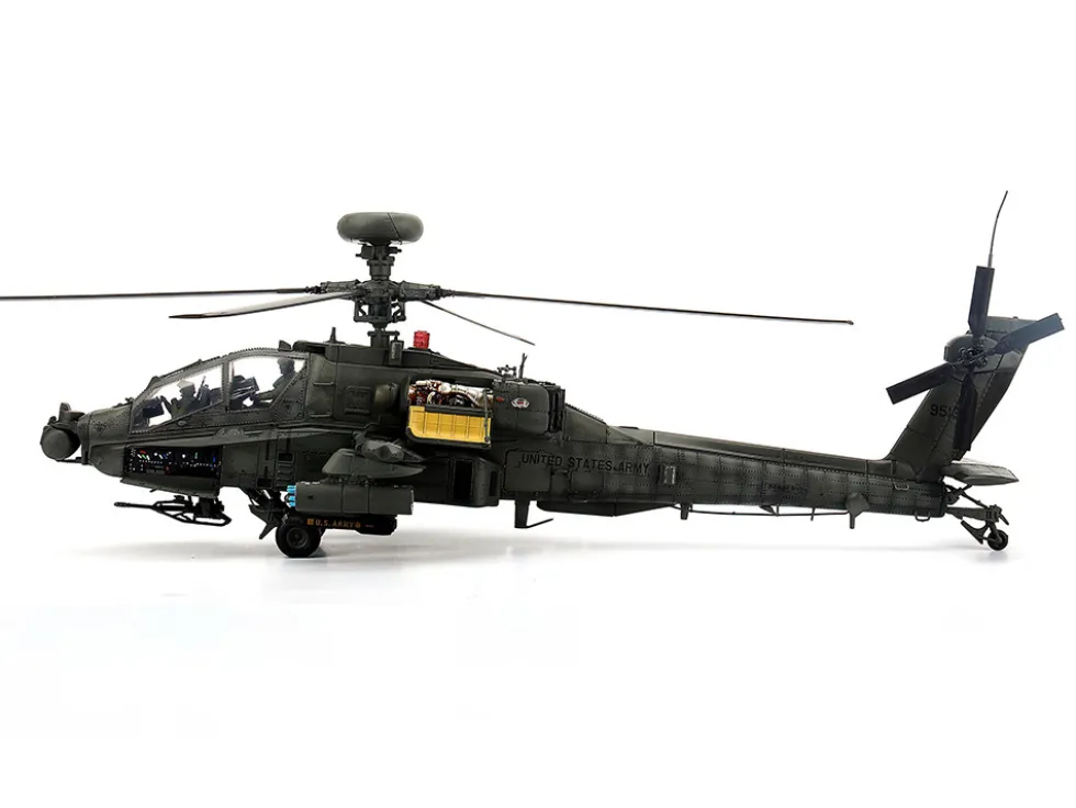 Hughes AH-64D Apache Longbow Helicopter "Charlie Company, 1st Battalion, 227th Aviation Regiment, 1st Cavalry Division, Operation Iraqi Freedom" (2003) United States Army 1/48 Diecast Model by Bless Wing