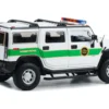 2003 Hummer H2 White U.S Border Patrol 1/18 Diecast Model Car Highway 61 HWY-18038