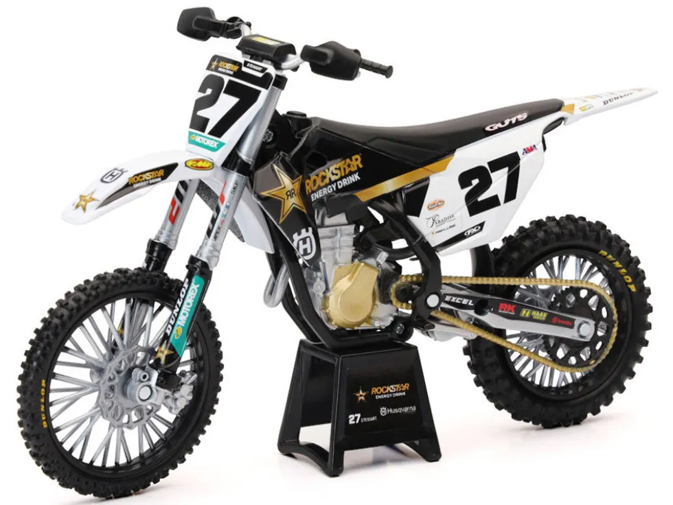 Husqvarna FC450 Motorcycle #27 Malcolm Stewart Rockstar Energy Drink 1/12 Diecast Model New Ray 58403