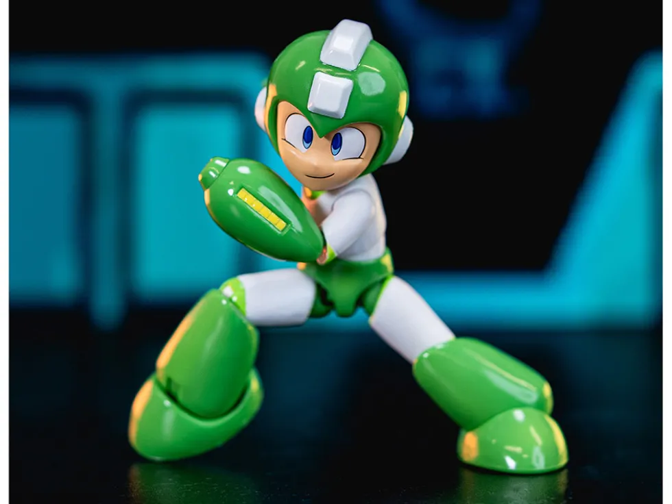 Hyper Bomb 4.5" Moveable Figure with Accessories and Alternate Head and Hands "Mega Man" (1987) Video Game Model by Jada