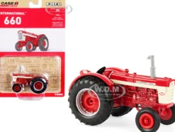 IH International Harvester 660 Tractor Red Case IH Agriculture Series 1/64 Diecast Model ERTL TOMY 44227