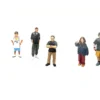Influencers 6 piece Diecast Figure Set Limited Edition for 1/64 Scale Models by American Diorama