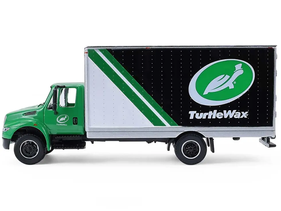 2013 International Durastar Box Van "Turtle Wax" Green "H.D. Trucks" Series 26 1/64 Diecast Model Car by Greenlight
