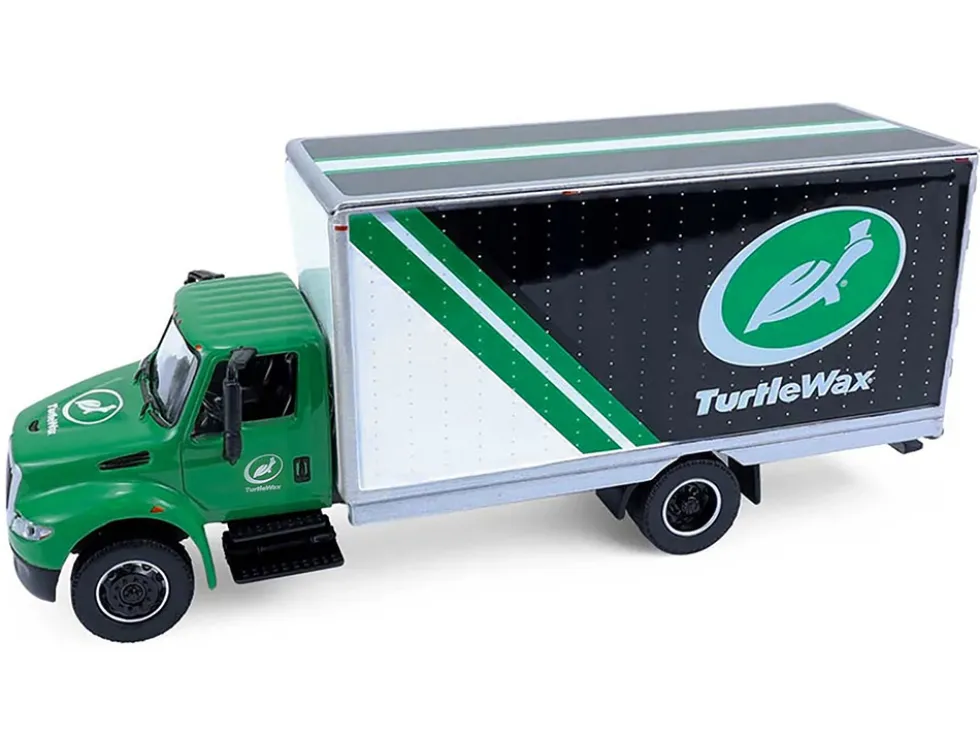2013 International Durastar Box Van "Turtle Wax" Green "H.D. Trucks" Series 26 1/64 Diecast Model Car by Greenlight