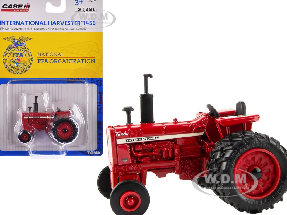 International Harvester 1456 Tractor Red "National FFA Organization" "Case Agriculture" Series 1/64 Diecast Model by ERTL TOMY