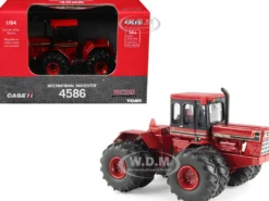 International Harvester 4586 Tractor with Dual Wheels Red "Prestige Collection" Series 1/64 Diecast Model by ERTL TOMY