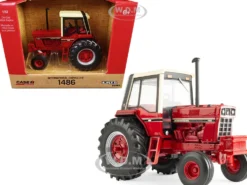 International Harvester 1486 Tractor Red Cream Top Case IH Agriculture"Series 1/32 Diecast Model ERTL TOMY 44287