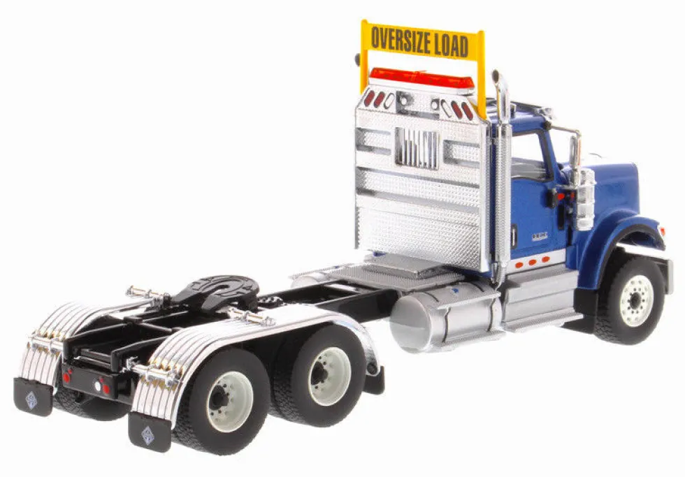 International HX520 Day Cab Tandem Tractor Blue 1/50 Diecast Model Diecast Masters 71004