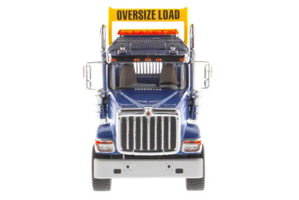 International HX520 Day Cab Tandem Tractor Blue 1/50 Diecast Model Diecast Masters 71004
