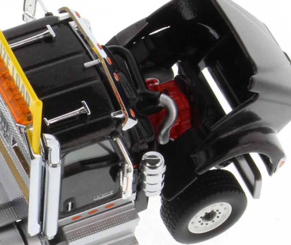 International HX520 Day Cab Tandem Tractor Black 1/50 Diecast Model Diecast Masters 71003