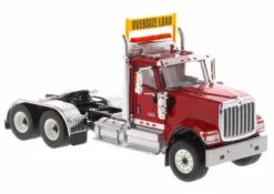 International HX520 Day Cab Tandem Tractor Red 1/50 Diecast Model Diecast Masters 71002