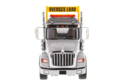 International HX620 Day Cab Tridem Tractor Light Grey 1/50 Diecast Model Diecast Masters 71011