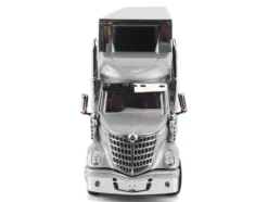 International Lonestar Truck with Sleeper Silver Metallic with