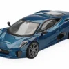 Jaguar C-X75 Blue Metallic Limited Edition 1/64 Diecast Model Car by Mini GT