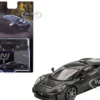 Jaguar C-X75 "Test Car" Black Carbon Limited Edition 1/64 Diecast Model Car by Mini GT
