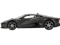 Jaguar C-X75 "Test Car" Black Carbon Limited Edition 1/64 Diecast Model Car by Mini GT