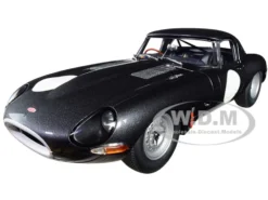 Jaguar Lightweight E Type Roadster RHD Right Hand Drive Dark Gray 1/18 Model Car Autoart 73647