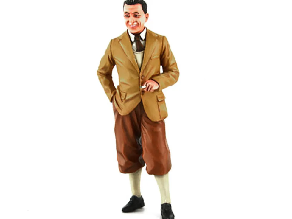 1934-1938 Jean Bugatti Standing Figure 1/18 Scale Models Le Mans Miniatures FLM118042