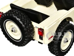 1983 Jeep CJ-5 Cream Hardtop Maryland State Police "Artisan Collection" 1/18 Diecast Model Car Greenlight 19124