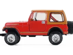 1980 Jeep CJ-7 Laredo Red with Tan Top