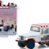 1975 Jeep DJ-5 Ice Cream Truck Hobby Exclusive 1/64 Diecast Model Car Greenlight 30005