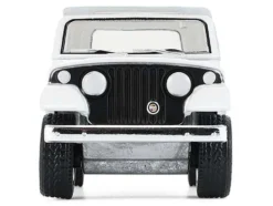 1971 Jeep Jeepster Commando White with Black Stripes "All Terrain" Series 17 1/64 Diecast Model Car by Greenlight