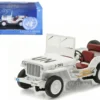 1944 Jeep Willys UN United Nations White 1/43 Diecast Model Car Greenlight 86308