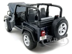 Jeep Wranger Rubicon Blue 1/27 Diecast Model Car Maisto 31245