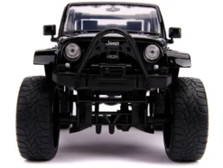 2007 Jeep Wrangler Black Extra Wheels Just Trucks Series 1/24 Diecast Model Car Jada 31560