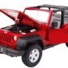 Jeep Wrangler Rubicon Red NEX Models 1/24 Diecast Model Car Welly 22489