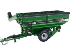 J&M 1112 X-Tended Reach Grain Cart with Dual Wheels Green 1/64 Diecast Model by SpecCast
