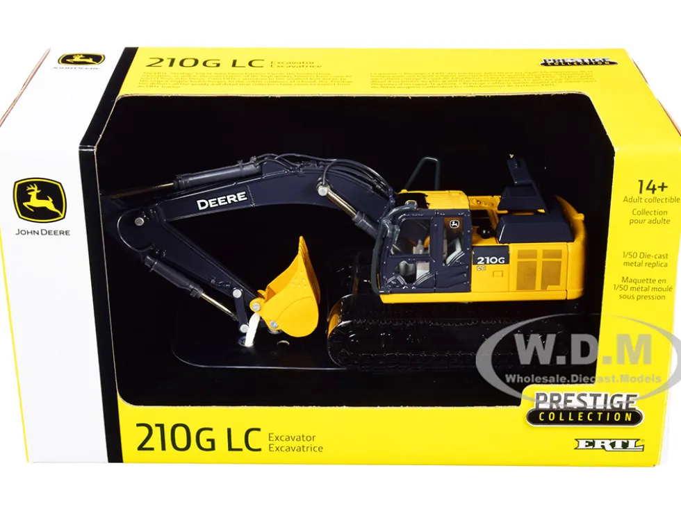 John Deere 210G LC Tracked Excavator Prestige Collection Series 1/50 Diecast Model ERTL TOMY 45432