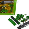 John Deere Grain Harvesting Set of 3 pieces of Equipment "Replica Play" Series 1/64 Diecast Model by ERTL TOMY