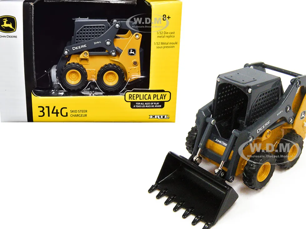 John Deere 314G Skid Steer Loader 1/32 Diecast Model ERTL TOMY 45562