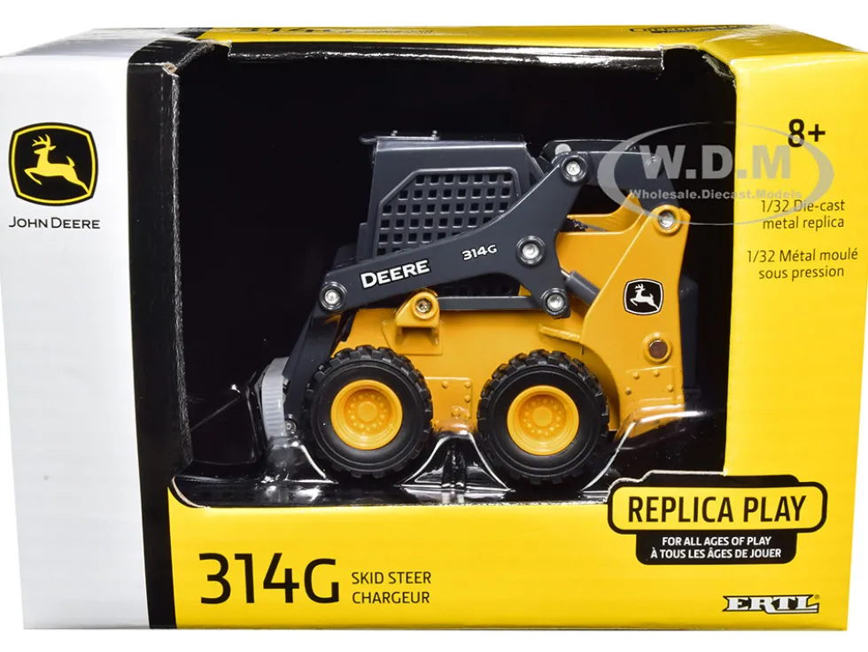 John Deere 314G Skid Steer Loader 1/32 Diecast Model ERTL TOMY 45562