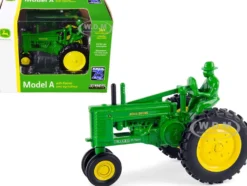 John Deere Model A Tractor Green Diecast Farmer Figurine ERTL 75th Anniversary 1945-2020 1/32 Diecast Model ERTL TOMY 45727