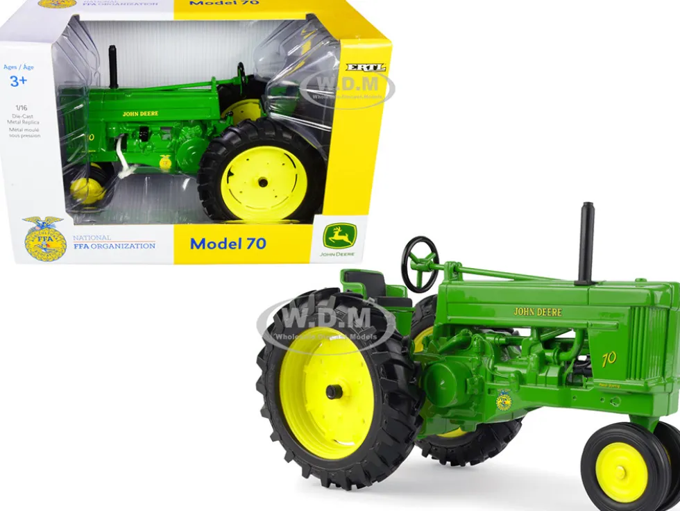 John Deere Model 70 Tractor Green National FFA Organization Logo 1/16 Diecast Model ERTL TOMY 45737