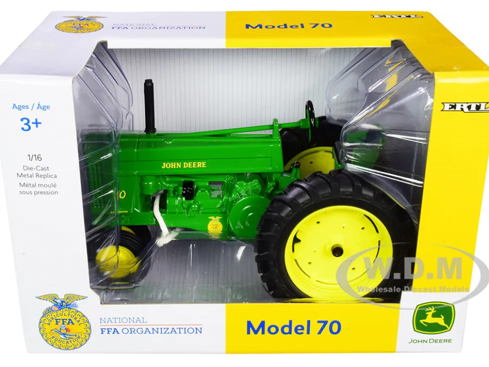 John Deere Model 70 Tractor Green National FFA Organization Logo 1/16 Diecast Model ERTL TOMY 45737