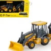 John Deere 320 P-Tier Backhoe Loader Yellow "Prestige Collection" Series 1/50 Diecast Model by ERTL TOMY