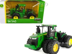 John Deere 9R 540 Tractor Dual Wheels Green Prestige Collection 1/32 Diecast Model ERTL TOMY 45771