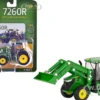 John Deere 7260R Tractor Green with Loader 1/64 Diecast Model by ERTL TOMY