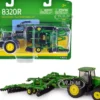 John Deere 8320R Tractor John Deere 637 Disc Harrow Folding Wings 1/64 Diecast Models ERTL TOMY 45479